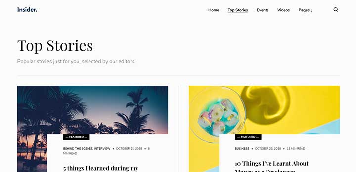 Insider Amazon Affiliate WordPress Theme