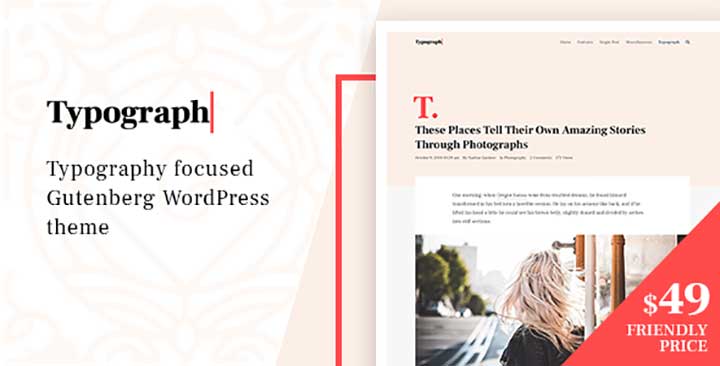 Typography WP Theme