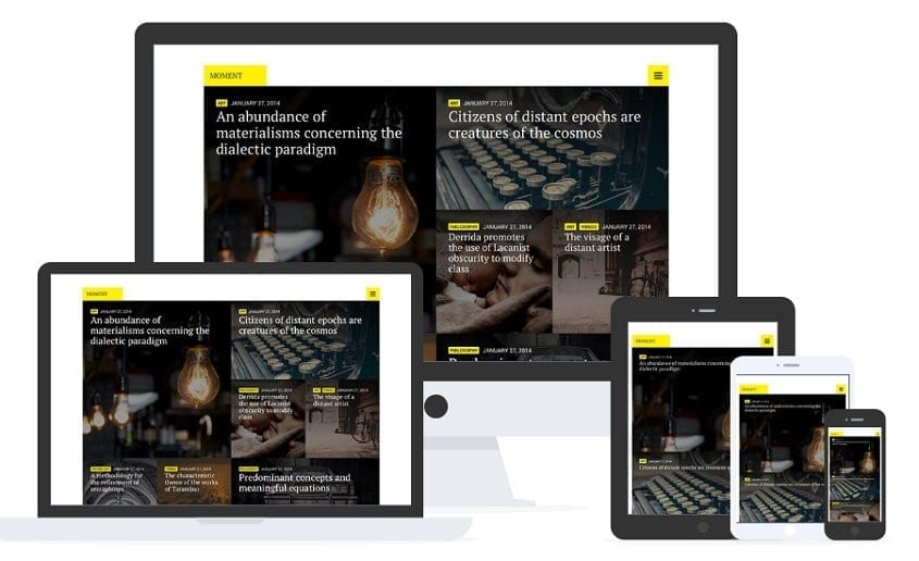 moment wordpress theme by cssigniter